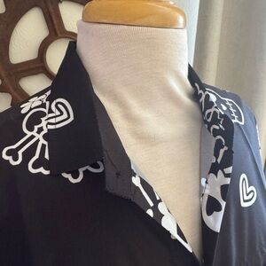 Black and White Graphic Shirt